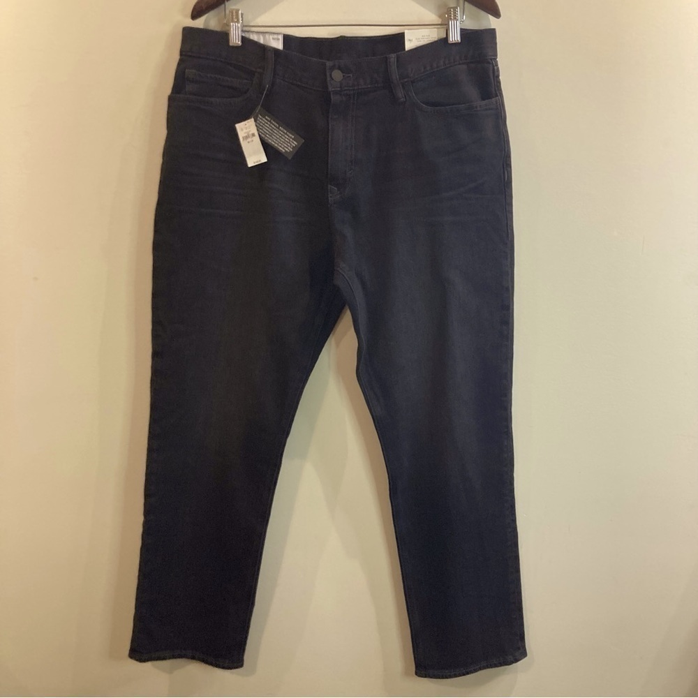 BANANA REPUBLIC Sz 36 x 30 Mid Rise Slim Leg Opening Organic Cotton Jeans NWT